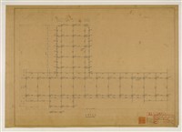 《臺灣省立成功大學圖書館新建工程設計圖》圖組藏品圖，第20張